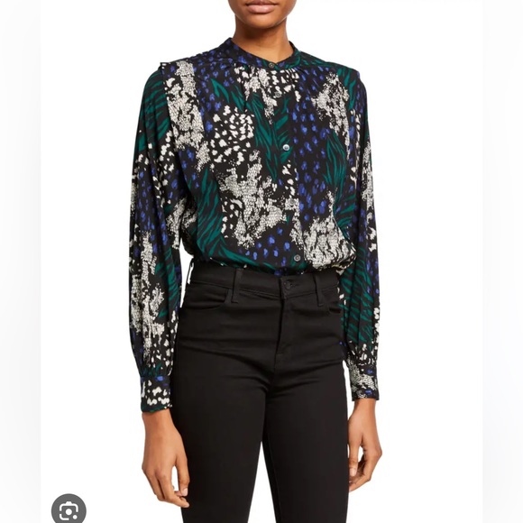 Veronica Beard silk blouse - Picture 2 of 8